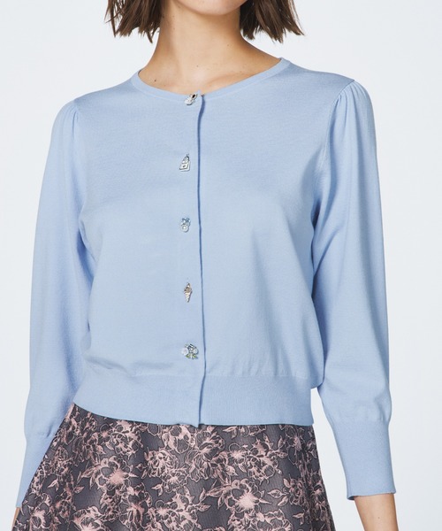 ストロベリー　フィールズ新品カーディガン アソートモチーフカーディガン（ニット/セーター）｜STRAWBERRY