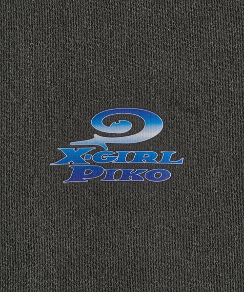 Piko（ピコ）の「X-girl x PIKO S/S TEE（Tシャツ/カットソー・レディース・ブラック/ホワイト/ネイビー・S/M/L）」の12枚目の写真