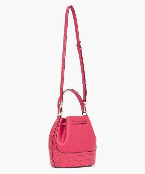 MICHAEL KORS（マイケルコース）の「REED ベルテッド バケット クロスボディ ミディアム（ショルダーバッグ・レディース・ピンク系・FREE）」の5枚目の写真