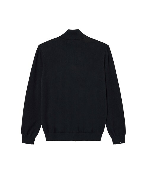 AIGLE(エーグル)の「コットンメリノセーター ダブルジップアップブルゾン / ドライバーズニット(カーディガン/ボレロ・メンズ・ブラック・L/M/S)」の8枚目の写真