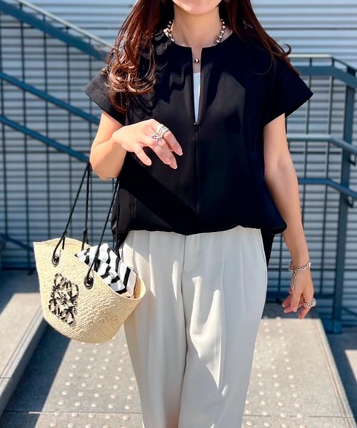 フロント2wayステッチワークブラウス Emma Taylor│STYLEDOOR