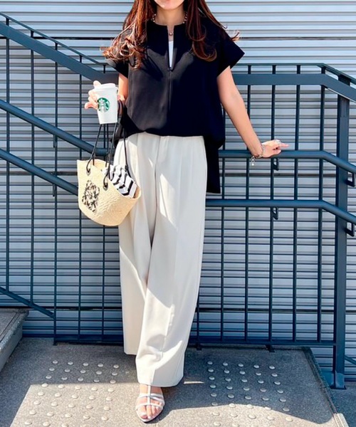 フロント2wayステッチワークブラウス Emma Taylor│STYLEDOOR