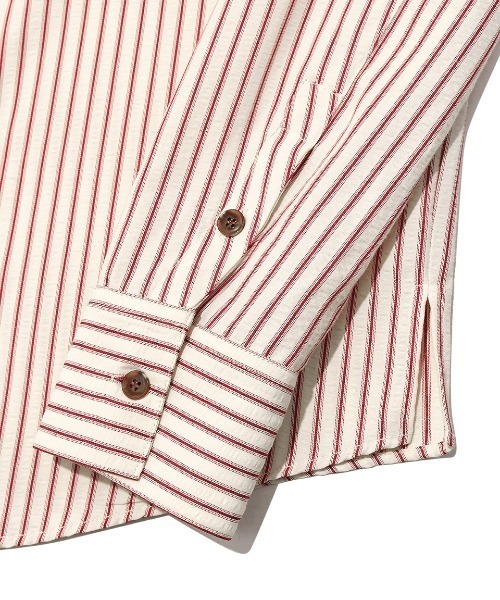 Kijun（キジュン）の「Kijun/キジュン Stripe Shirt シャツ（シャツ/ブラウス・レディース・イエロー系/レッド系・S/M）」の11枚目の写真