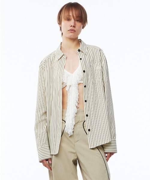 Kijun（キジュン）の「Kijun/キジュン Stripe Shirt シャツ（シャツ/ブラウス・レディース・イエロー系/レッド系・S/M）」の13枚目の写真