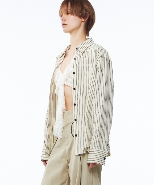 Kijun（キジュン）の「Kijun/キジュン Stripe Shirt シャツ（シャツ/ブラウス・レディース・イエロー系/レッド系・S/M）」の12枚目の写真