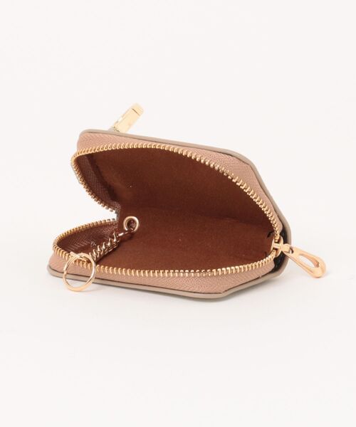 TONE SELECT GOODS（トーンセレクトグッズ）の「【float】シンプル スクエア ラメ キーケース【7色展開】(チェーン付き)（キーケース/キーアクセサリー・レディース・シルバー系1/ピンク系1/ブラウン系1/ブラック系1/ゴールド系1/ブラック系2/ピンク系2・FREE）」の8枚目の写真