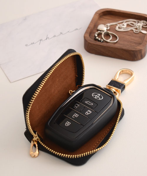 TONE SELECT GOODS（トーンセレクトグッズ）の「【float】シンプル スクエア ラメ キーケース【7色展開】(チェーン付き)（キーケース/キーアクセサリー・レディース・シルバー系1/ピンク系1/ブラウン系1/ブラック系1/ゴールド系1/ブラック系2/ピンク系2・FREE）」の22枚目の写真