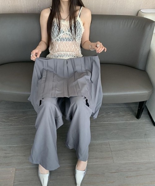 SHEENA(シーナ)の「シアーレースキャミソール(キャミソール・レディース・アイボリー・M)」の16枚目の写真