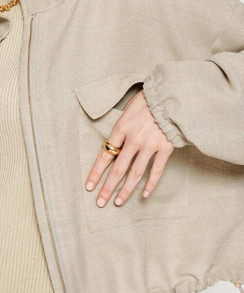 cloenc（クロエンス）の「【手洗い可】メッシュジップブルゾン（ブルゾン・レディース・ホワイト/ライトグリーン・02）」の14枚目の写真