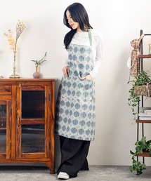 MILLION CARATS（ミリオンカラッツ）の「料理の時間がより特別に。インドの伝統的なブロックプリントを使用したブロックプリントエプロン（エプロン）」