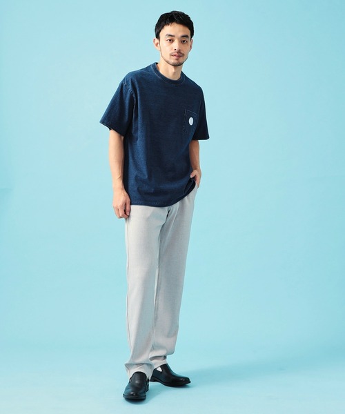EDWIN（エドウィン）の「EDWIN エドウィン インディゴ Tシャツ 半袖（Tシャツ/カットソー・メンズ・インディゴブルー・MEDIUM/LARGE/X-LARGE）」の8枚目の写真