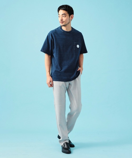 EDWIN（エドウィン）の「EDWIN エドウィン インディゴ Tシャツ 半袖（Tシャツ/カットソー・メンズ・インディゴブルー・MEDIUM/LARGE/X-LARGE）」の9枚目の写真