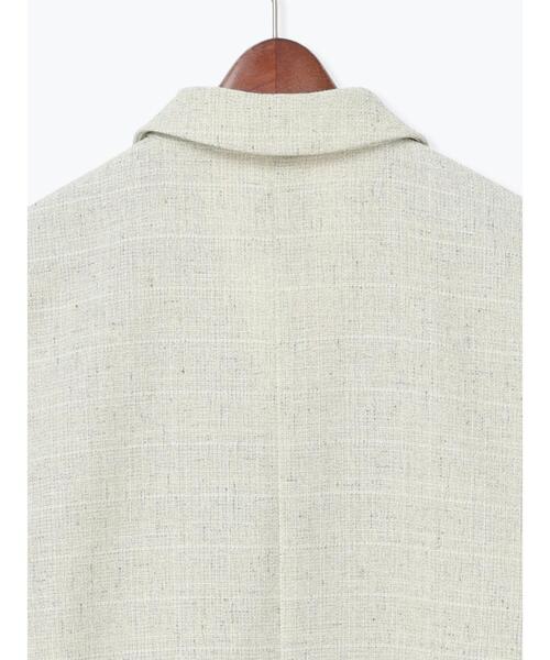 Te chichi(テチチ)の「ファブリックアソートオーバージャケット《2025spring catalog item》(ノーカラージャケット・レディース・ベージュ/ネイビー/ブラック・F)」の13枚目の写真