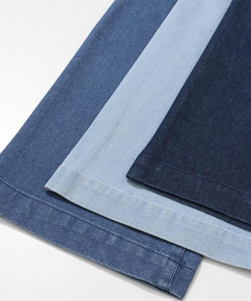 KRIFF MAYER（クリフメイヤー）の「冷感デニムタックパンツ（デニムパンツ・メンズ・ダークブルー/ダークネイビー/ライトブルー・SMALL/MEDIUM/LARGE/X-LARGE）」の14枚目の写真