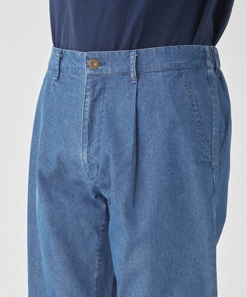 KRIFF MAYER（クリフメイヤー）の「冷感デニムタックパンツ（デニムパンツ・メンズ・ダークブルー/ダークネイビー/ライトブルー・SMALL/MEDIUM/LARGE/X-LARGE）」の15枚目の写真