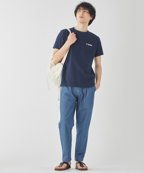 KRIFF MAYER（クリフメイヤー）の「冷感デニムタックパンツ（デニムパンツ・メンズ・ダークブルー/ダークネイビー/ライトブルー・SMALL/MEDIUM/LARGE/X-LARGE）」の17枚目の写真