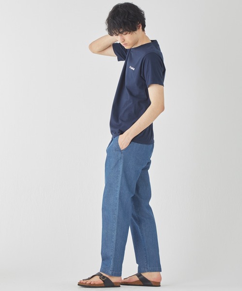 KRIFF MAYER（クリフメイヤー）の「冷感デニムタックパンツ（デニムパンツ・メンズ・ダークブルー/ダークネイビー/ライトブルー・SMALL/MEDIUM/LARGE/X-LARGE）」の18枚目の写真