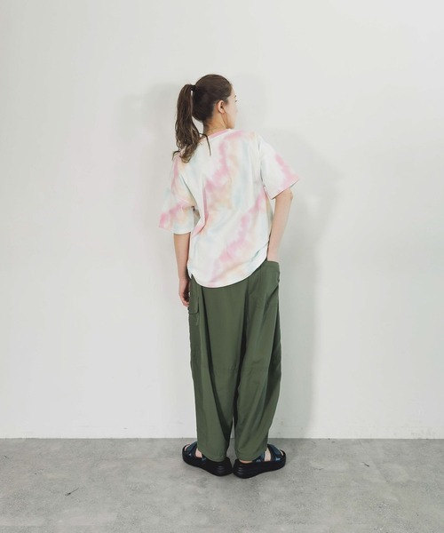 niko and...（ニコアンド）の「【MODE NORM CORE】タフトXプリントクルーTシャツ（Tシャツ/カットソー・レディース・オフホワイト/スモーク/ピンク・MEDIUM/LARGE）」の15枚目の写真