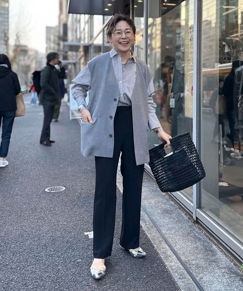 The Bagmati(ザバグマティ)の「【BAGMATI/ バグマティ】ラフィアかごバッグ【PR林☆別注アイテム】(かごバッグ・レディース・ナチュラル/ブラック/グリーン・FREE)」の16枚目の写真