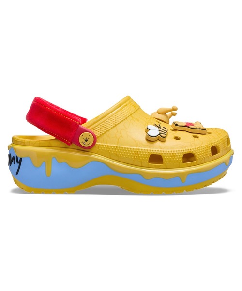Crocs x Disney ☆ Classic Platform Clog キャラクターサンダル crocs Womens Winnie The Pooh Classic Platform Clog