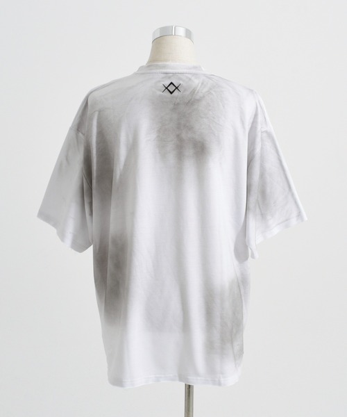 REFLEM/レフレム』チェーン付き顔料加工Tシャツ/ハーフスリーブ