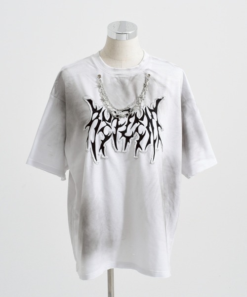 REFLEM tシャツ 「REFLEM/レフレム」チェーン付き顔料加工T