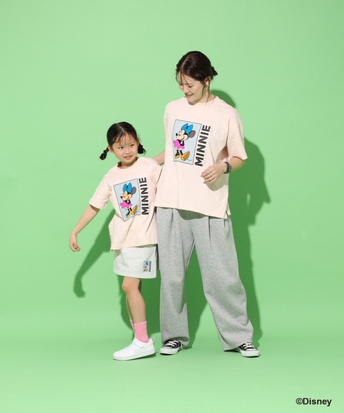 LOWRYS FARM(ローリーズファーム)の「DISNEY/キャラBIGT 324981(Tシャツ/カットソー・キッズ・ピンク/チャコールグレー/オフホワイト/グレー・110cm/150cm/140cm/130cm/120cm)」の6枚目の写真