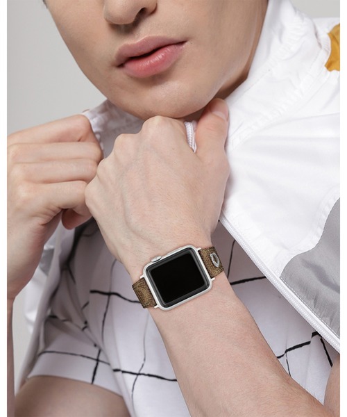 COACH(コーチ)の「【COACH】 コーチ APPLE WATCHストラップ(アナログ腕時計・レディース・ブラウン/ブラック・FREE)」の12枚目の写真