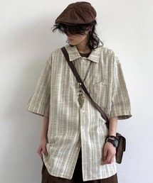 エスニック半袖シャツ