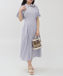 TRUDEA | バルーンスリーブシャツワンピース(ワンピース)