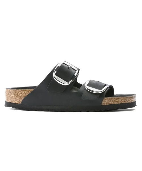 BIRKENSTOCK(ビルケンシュトック)の「BIRKENSTOCK/ビルケンシュトック Arizona Big Buckle / アリゾナ ビッグバックル オイルドレザー WOMEN'S 1011075(サンダル・レディース・ブラック・38/37/36)」の3枚目の写真