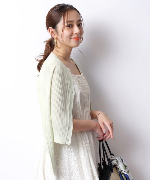 JUSGLITTY(ジャスグリッティー)の「ピンタックサマーワンピース(ワンピース・レディース・ホワイト系その他・1/2/0)」の12枚目の写真