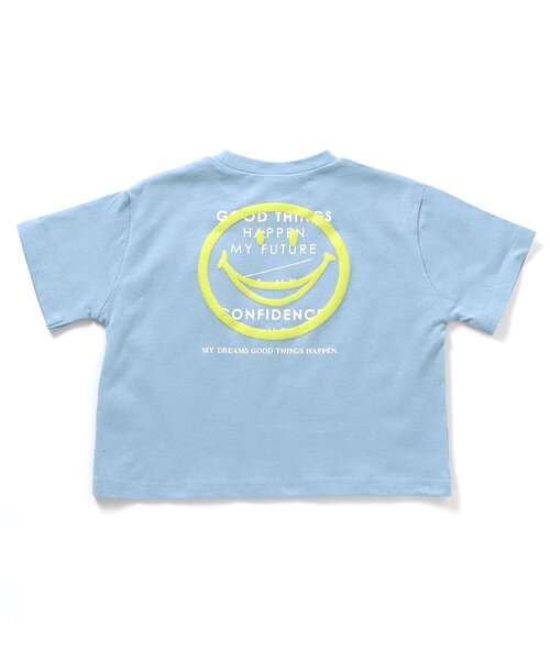【 Jeans】バックロゴ 半袖 Tシャツ ブルー / 送料無料 セール】【ジュニア対応】バックロゴ半袖Tシャツ（Tシャツ