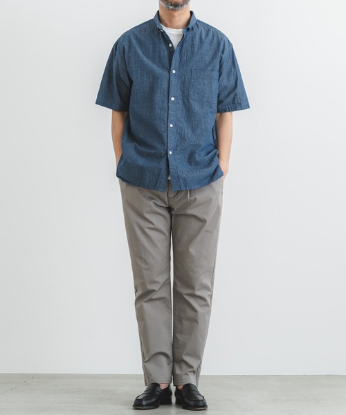 HaaT◆半袖シャツ/3/コットン/BEG/fj529 セール】 【接触冷感/イージーケア/速乾】リネン混半袖シャツ