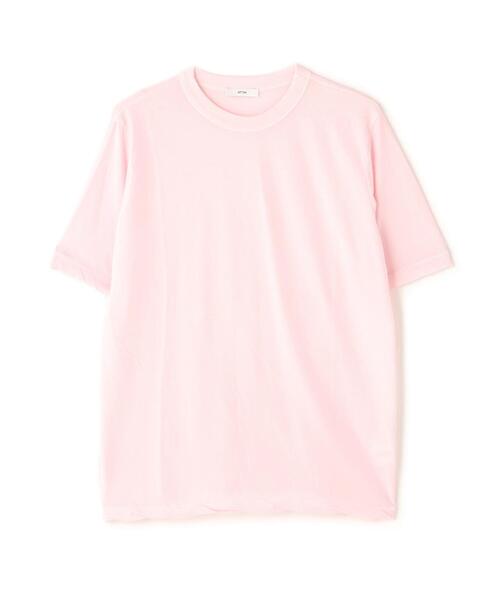 ATON(エイトン)の「ATON (エイトン) FRESCA SINGLE JERSEY/SATNDARD T-SHIRT(Tシャツ/カットソー・レディース・ホワイト/ベージュ/ピンク系その他3/ブルー系その他3/モスグリーン・2)」の19枚目の写真