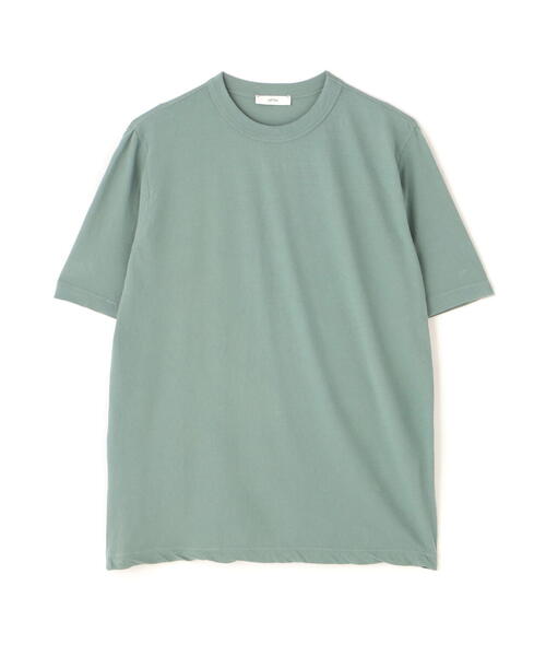 ATON(エイトン)の「ATON (エイトン) FRESCA SINGLE JERSEY/SATNDARD T-SHIRT(Tシャツ/カットソー・レディース・ホワイト/ベージュ/ピンク系その他3/ブルー系その他3/モスグリーン・2)」の3枚目の写真