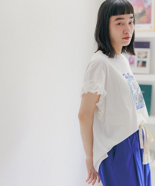 セール】アソートフリルグラフィックTシャツ（Tシャツ