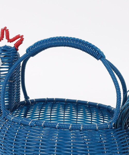 美品　Diminutivo　かごバッグ　メキシコ　青 Diminutivo＞Chicken S（かごバッグ）｜Diminutivo（ディミヌ