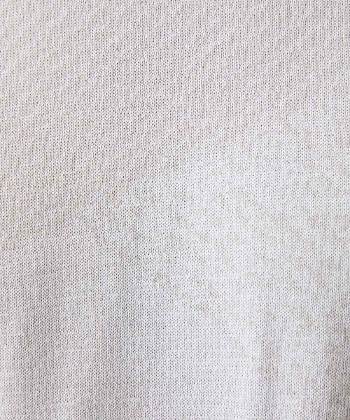 MICHEL KLEIN HOMME   （ミッシェルクランオム）の「ダイアゴナル柄クルーネック半袖ニット（ニット/セーター・メンズ・ライトグレー/ネイビー・MEDIUM/LARGE/X-LARGE）」の14枚目の写真