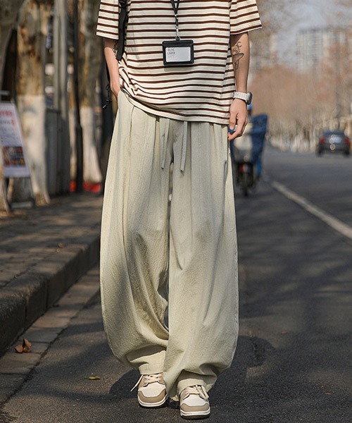 Ressaca（レサーカ）の「ワイドシルエットバルーンワイドイージーパンツ（その他パンツ・メンズ・オフホワイト/ブラック/チャコール/カーキ・M/L/XL）」の2枚目の写真