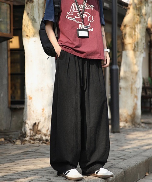 Ressaca（レサーカ）の「ワイドシルエットバルーンワイドイージーパンツ（その他パンツ・メンズ・オフホワイト/ブラック/チャコール/カーキ・M/L/XL）」の3枚目の写真