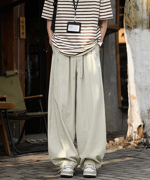 Ressaca（レサーカ）の「ワイドシルエットバルーンワイドイージーパンツ（その他パンツ・メンズ・オフホワイト/ブラック/チャコール/カーキ・M/L/XL）」の10枚目の写真