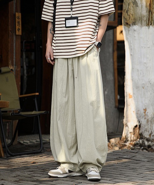 Ressaca（レサーカ）の「ワイドシルエットバルーンワイドイージーパンツ（その他パンツ・メンズ・オフホワイト/ブラック/チャコール/カーキ・M/L/XL）」の11枚目の写真