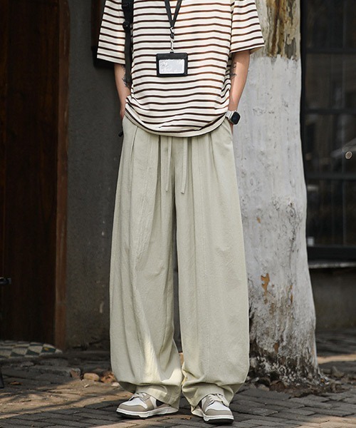 Ressaca（レサーカ）の「ワイドシルエットバルーンワイドイージーパンツ（その他パンツ・メンズ・オフホワイト/ブラック/チャコール/カーキ・M/L/XL）」の12枚目の写真