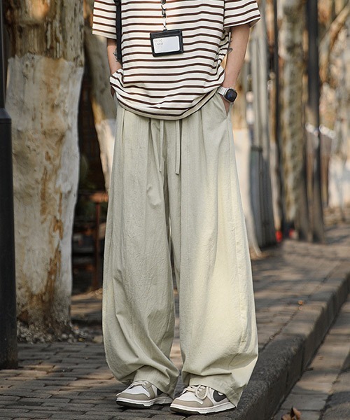 Ressaca（レサーカ）の「ワイドシルエットバルーンワイドイージーパンツ（その他パンツ・メンズ・オフホワイト/ブラック/チャコール/カーキ・M/L/XL）」の14枚目の写真