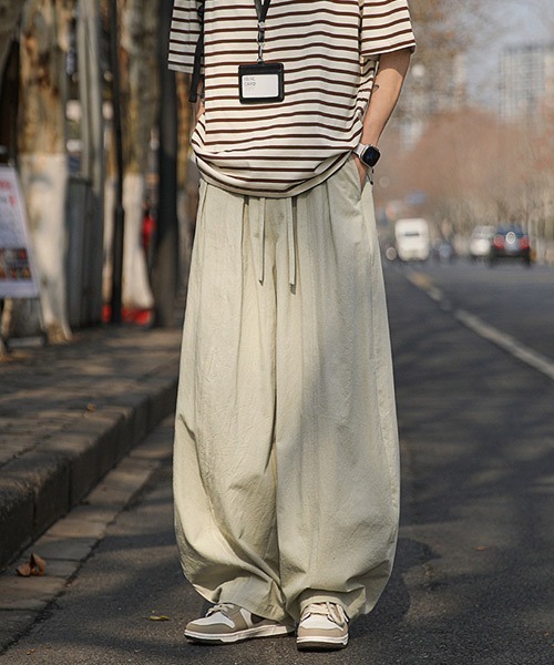 Ressaca（レサーカ）の「ワイドシルエットバルーンワイドイージーパンツ（その他パンツ・メンズ・オフホワイト/ブラック/チャコール/カーキ・M/L/XL）」の15枚目の写真