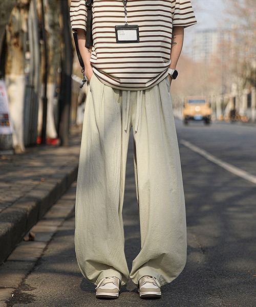 Ressaca（レサーカ）の「ワイドシルエットバルーンワイドイージーパンツ（その他パンツ・メンズ・オフホワイト/ブラック/チャコール/カーキ・M/L/XL）」の17枚目の写真