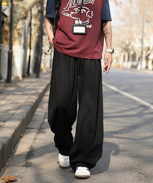 Ressaca（レサーカ）の「ワイドシルエットバルーンワイドイージーパンツ（その他パンツ・メンズ・オフホワイト/ブラック/チャコール/カーキ・M/L/XL）」の8枚目の写真