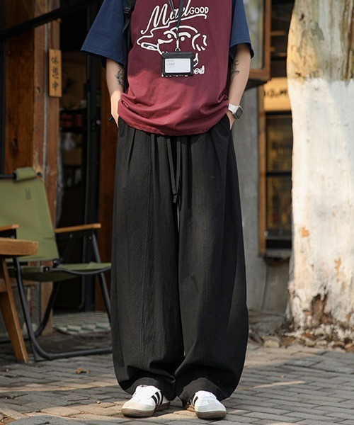 Ressaca（レサーカ）の「ワイドシルエットバルーンワイドイージーパンツ（その他パンツ・メンズ・オフホワイト/ブラック/チャコール/カーキ・M/L/XL）」の7枚目の写真