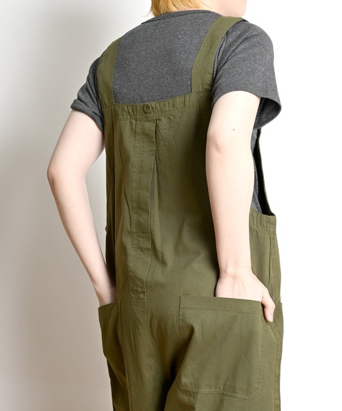 コットンツイルサロペット